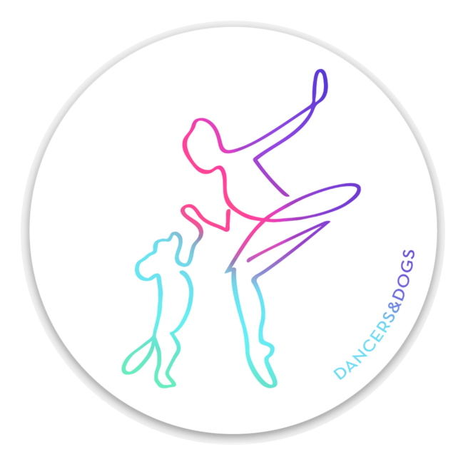 Dancers & Dogs Sticker